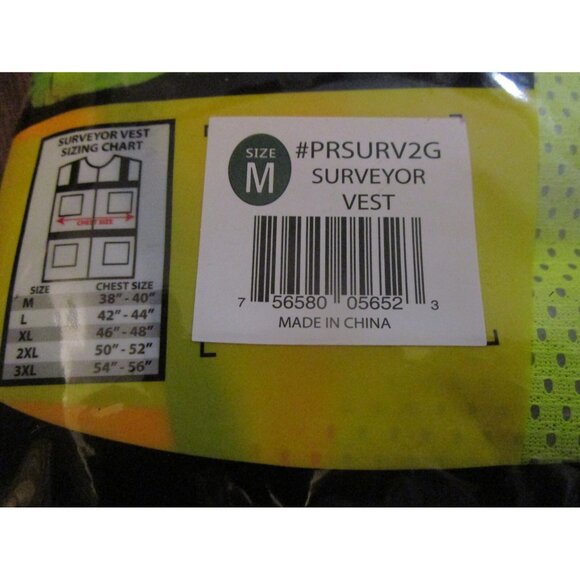 Forester Hi-Vis Class 2 Mesh Safety Vest Multi Pocket Surveyor Vest Mic Clip Med - Picture 3 of 6